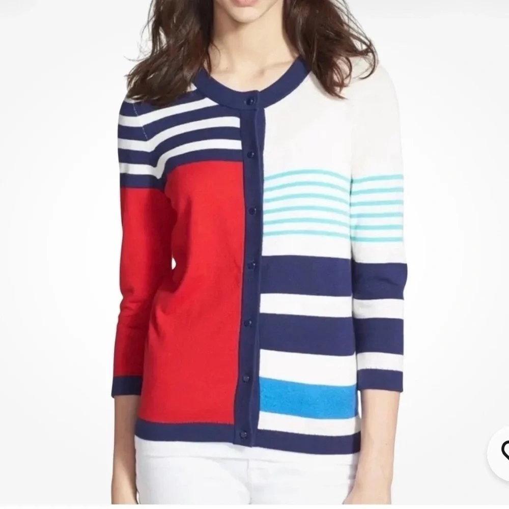 Kate Spade Color Block CardiganSize Small